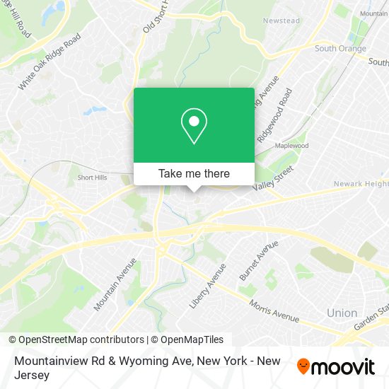Mapa de Mountainview Rd & Wyoming Ave