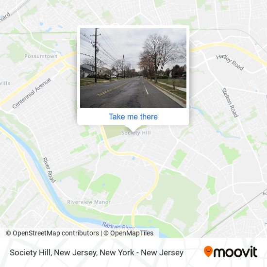 Mapa de Society Hill, New Jersey