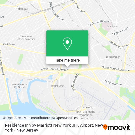 Residence Inn by Marriott New York JFK Airport map