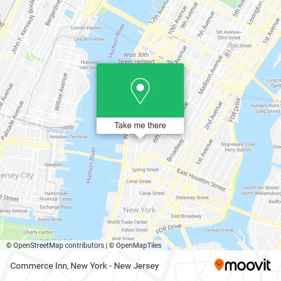 Commerce Inn map