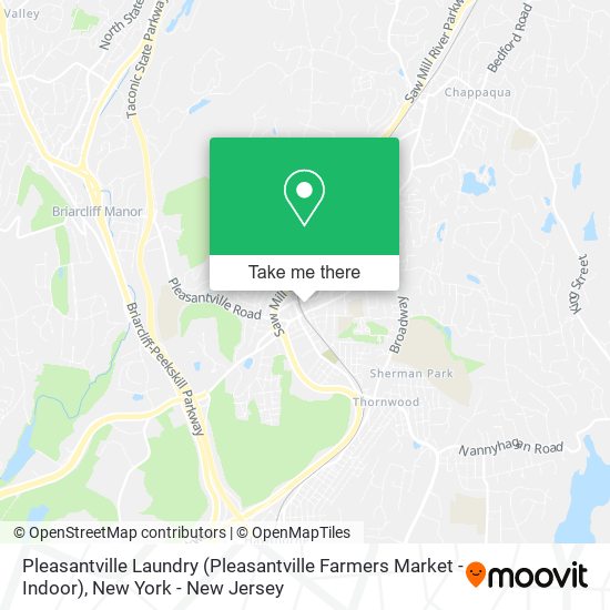 Mapa de Pleasantville Laundry (Pleasantville Farmers Market - Indoor)