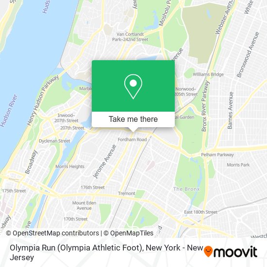 Olympia Run (Olympia Athletic Foot) map