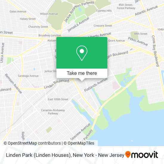 Mapa de Linden Park (Linden Houses)
