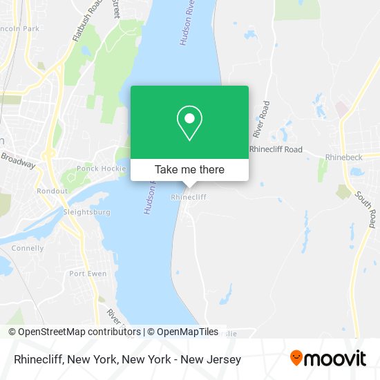 Rhinecliff, New York map