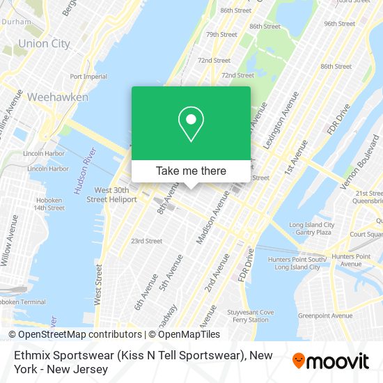 Mapa de Ethmix Sportswear (Kiss N Tell Sportswear)