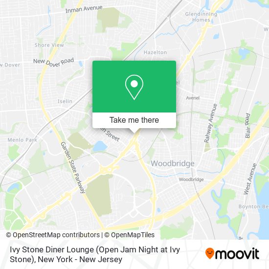 Mapa de Ivy Stone Diner Lounge (Open Jam Night at Ivy Stone)