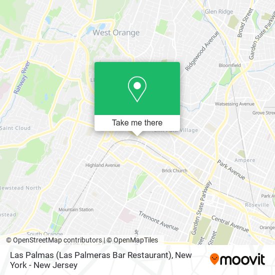 Mapa de Las Palmas (Las Palmeras Bar Restaurant)