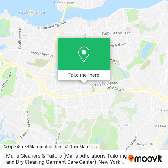 Mapa de Maria Cleaners & Tailors (Maria, Alterations-Tailoring and Dry Cleaning Garment Care Center)
