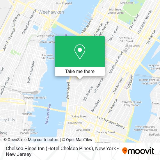 Chelsea Pines Inn (Hotel Chelsea Pines) map