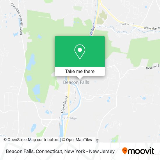 Mapa de Beacon Falls, Connecticut
