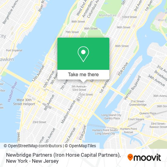 Mapa de Newbridge Partners (Iron Horse Capital Partners)