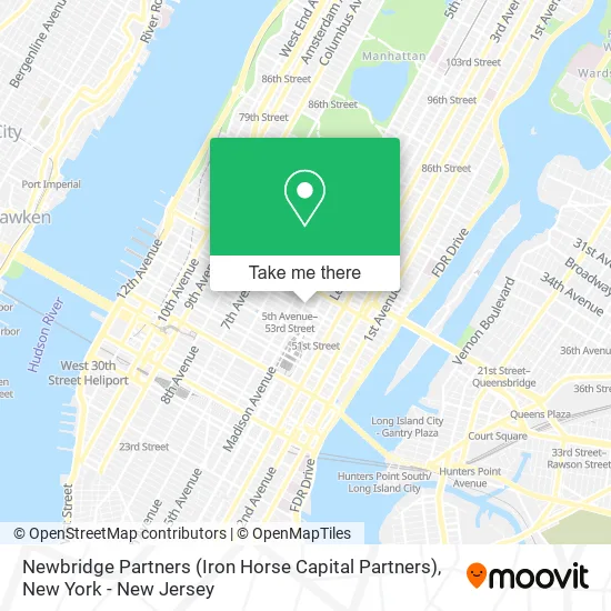 Mapa de Newbridge Partners (Iron Horse Capital Partners)