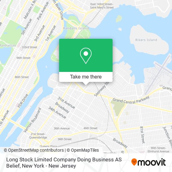 Mapa de Long Stock Limited Company Doing Business AS Belief