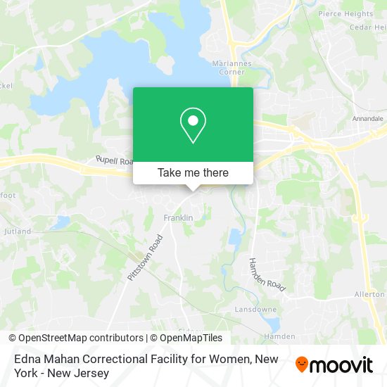 Mapa de Edna Mahan Correctional Facility for Women