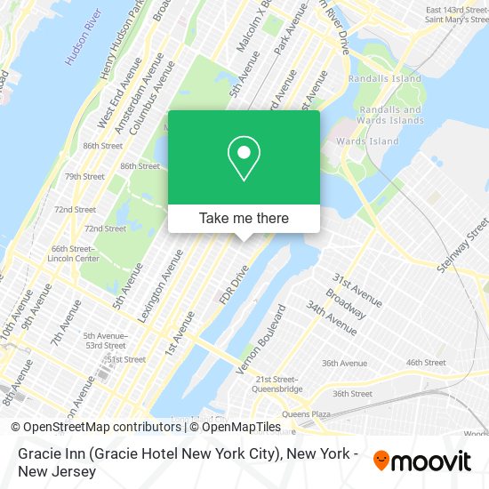 Gracie Inn (Gracie Hotel New York City) map