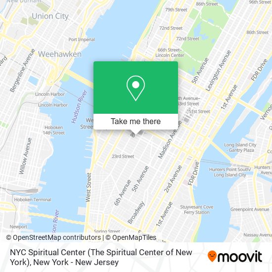 NYC Spiritual Center (The Spiritual Center of New York) map