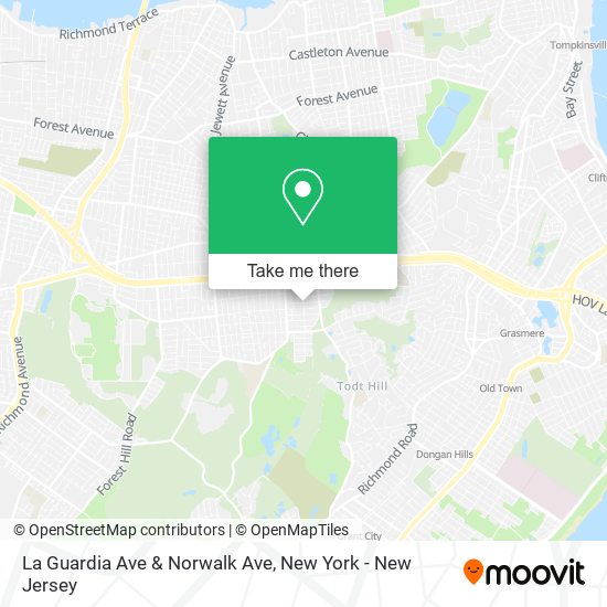 La Guardia Ave & Norwalk Ave map