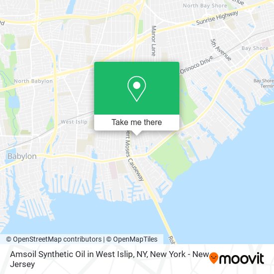 Amsoil Synthetic Oil in West Islip, NY map