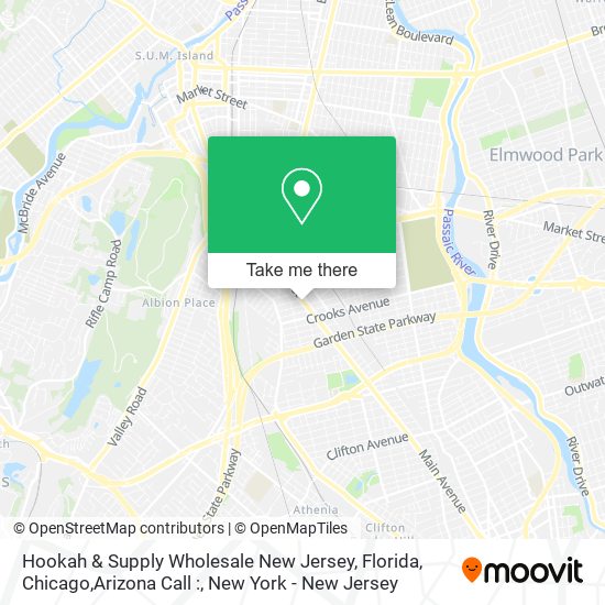 Mapa de Hookah & Supply Wholesale New Jersey, Florida, Chicago,Arizona Call :