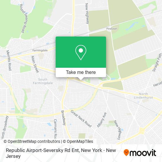 Republic Airport-Seversky Rd Ent map