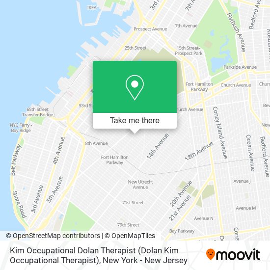 Kim Occupational Dolan Therapist map