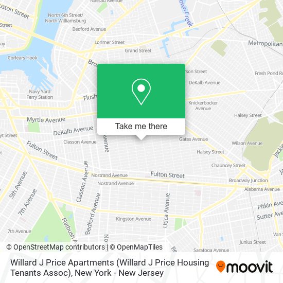 Mapa de Willard J Price Apartments (Willard J Price Housing Tenants Assoc)