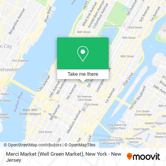 Merci Market (Well Green Market) map