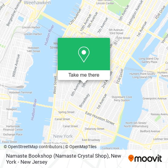 Namaste Bookshop (Namaste Crystal Shop) map