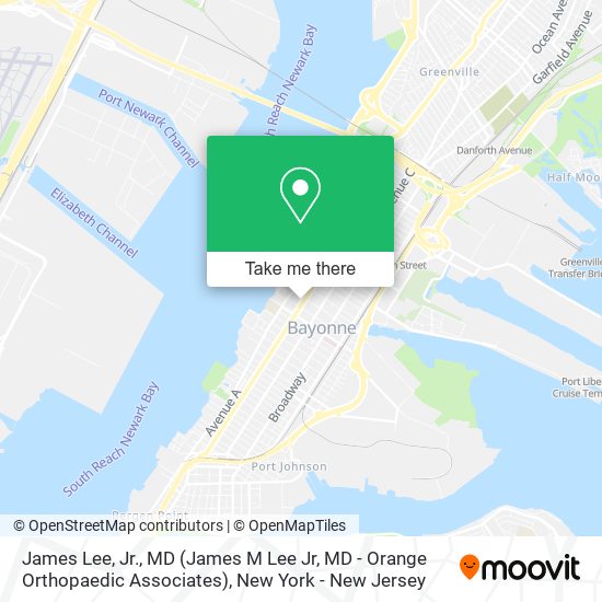 Mapa de James Lee, Jr., MD (James M Lee Jr, MD - Orange Orthopaedic Associates)