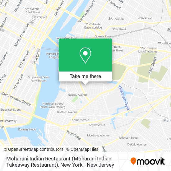 Moharani Indian Restaurant map