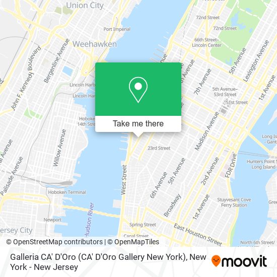 Galleria CA' D'Oro (CA' D'Oro Gallery New York) map