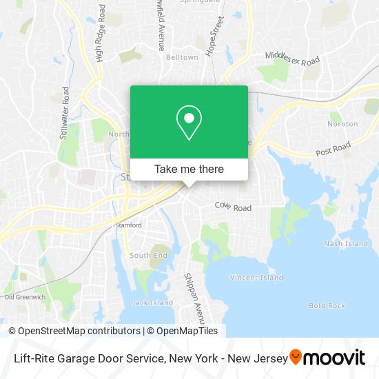 Lift-Rite Garage Door Service map
