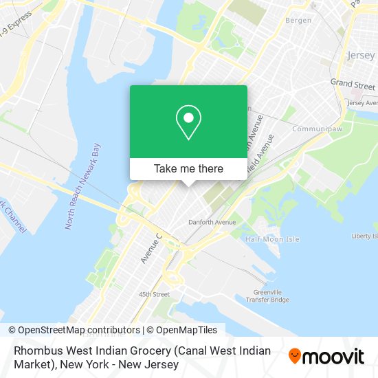 Mapa de Rhombus West Indian Grocery (Canal West Indian Market)