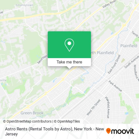 Mapa de Astro Rents (Rental Tools by Astro)