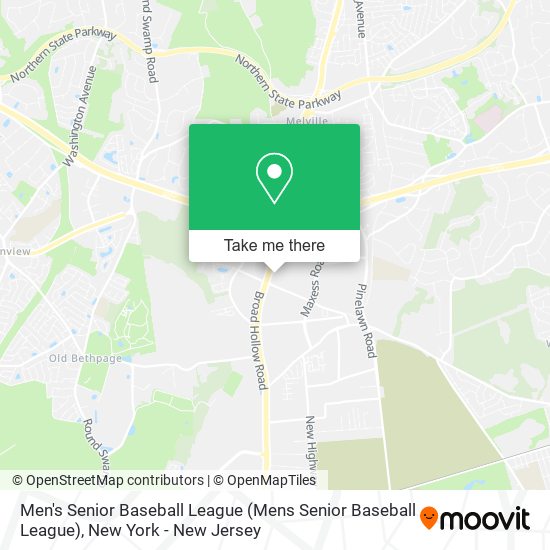 Men's Senior Baseball League (Mens Senior Baseball League) map