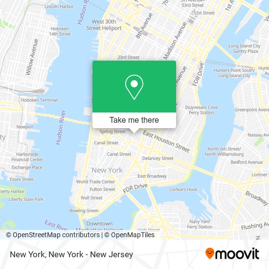Mapa de New York