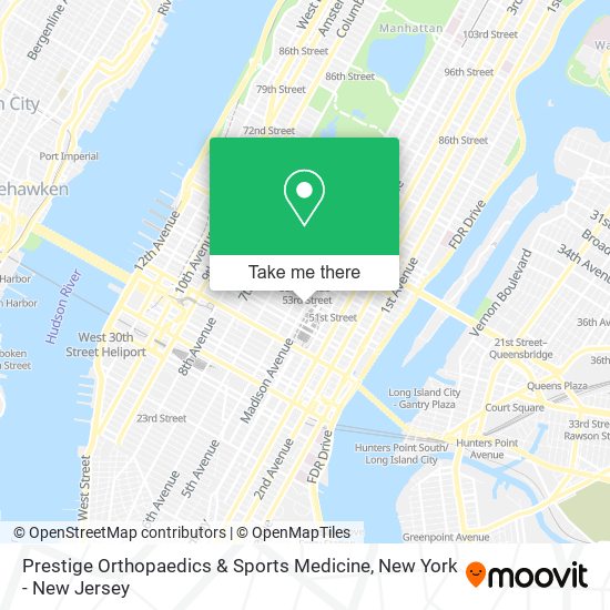 Prestige Orthopaedics & Sports Medicine map