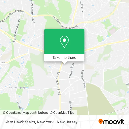 Kitty Hawk Stairs map