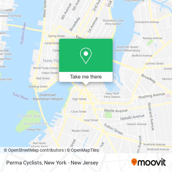 Perma Cyclists map