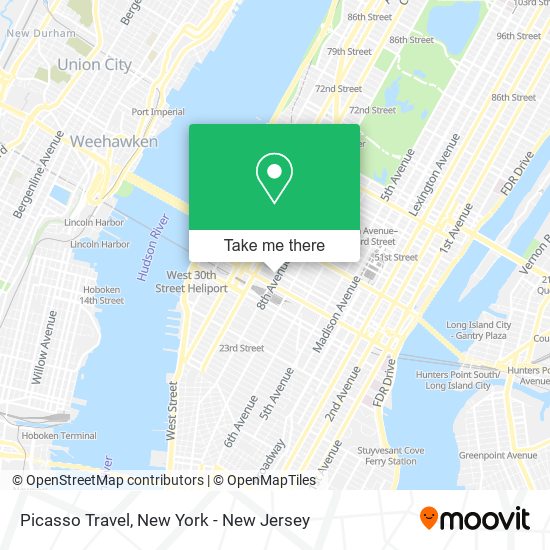 Picasso Travel map