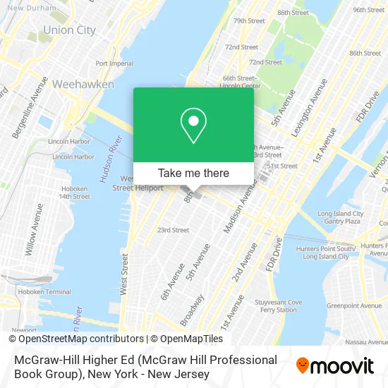 McGraw-Hill Higher Ed (McGraw Hill Professional Book Group) map