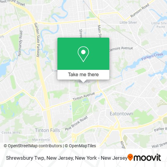 Shrewsbury Twp, New Jersey map