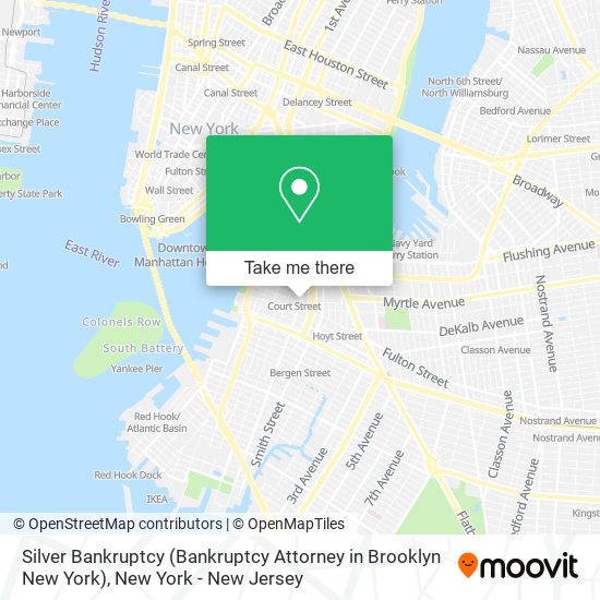 Silver Bankruptcy (Bankruptcy Attorney in Brooklyn New York) map