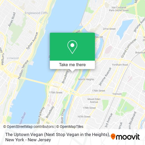 The Uptown Vegan (Next Stop Vegan in the Heights) map