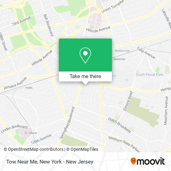 Tow Near Me map