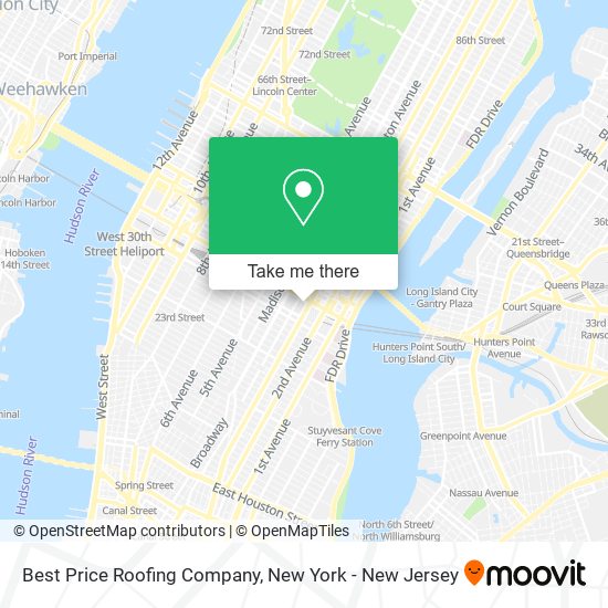 Mapa de Best Price Roofing Company