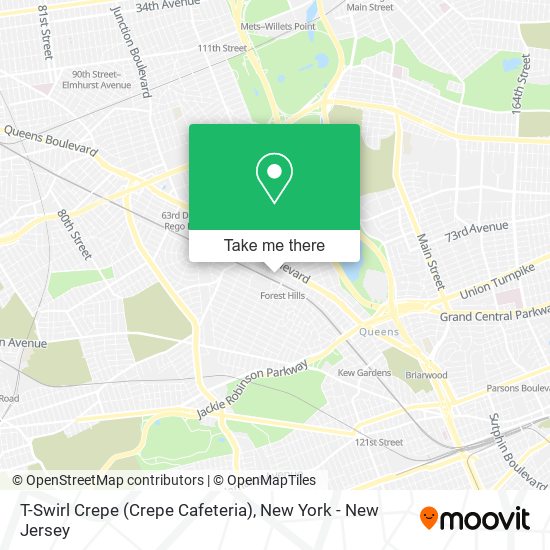 Mapa de T-Swirl Crepe (Crepe Cafeteria)