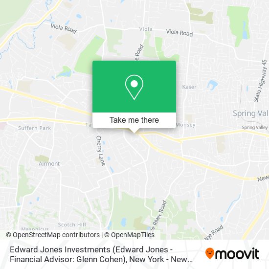 Mapa de Edward Jones Investments (Edward Jones - Financial Advisor: Glenn Cohen)