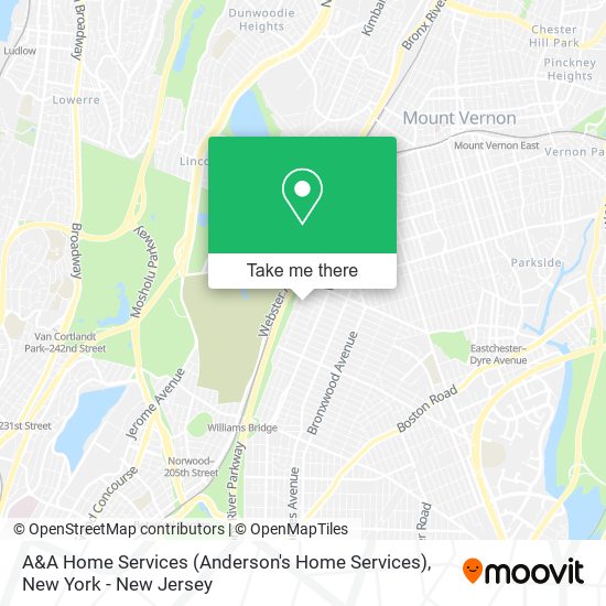 Mapa de A&A Home Services (Anderson's Home Services)