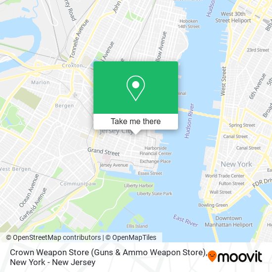 Mapa de Crown Weapon Store (Guns & Ammo Weapon Store)